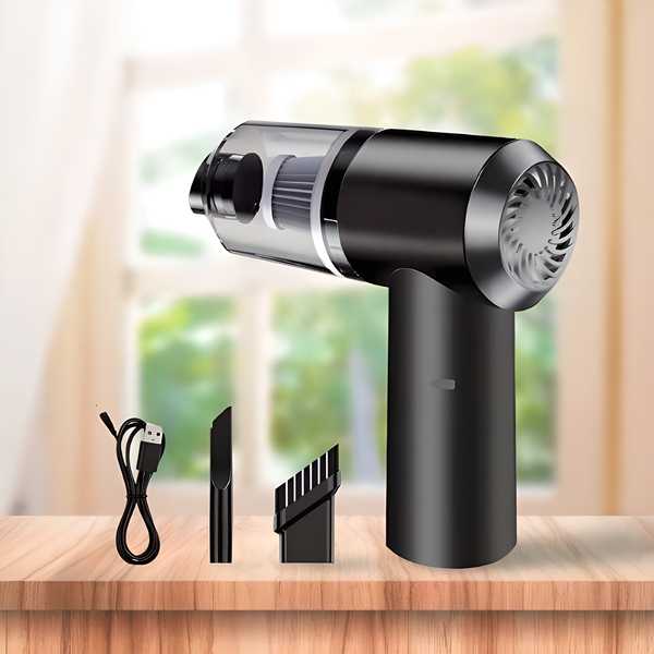 2 in 1 Vacuum Cleaner-Handheld Vacuum Car Cleaner- Wireless Rechargeable